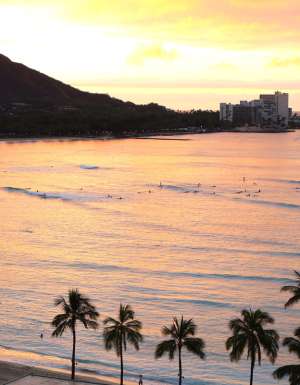 View from Sheraton Waikiki Beach Resort