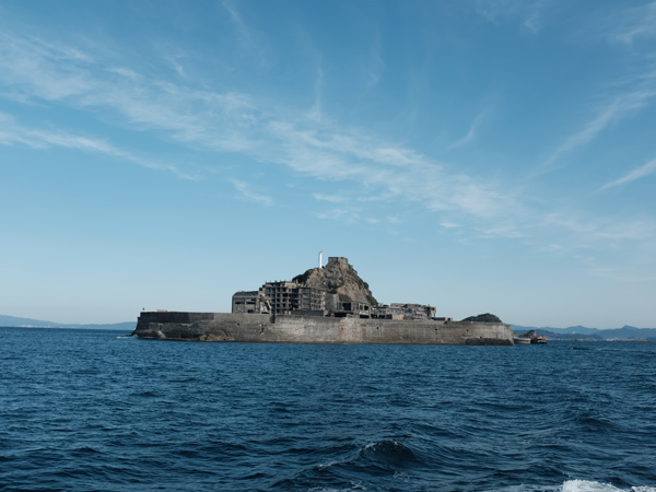 Hashima Island by the sea