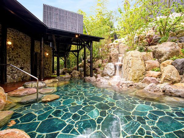 a hot spring facility in Hyotan Onsen