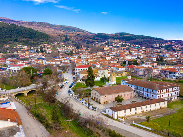 the village of Agia in Larissa, Greece