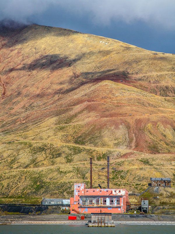 mountain views in Pyramiden, Svalbard, Norway