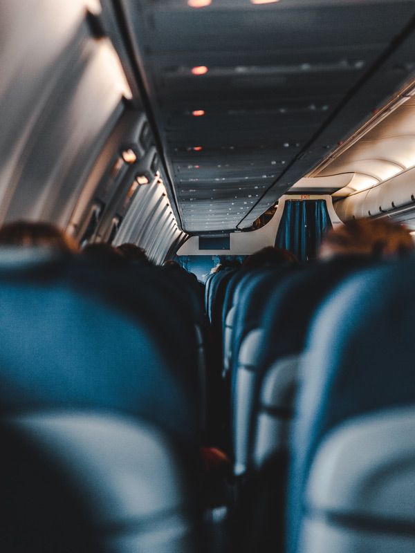 Plane seats from one seat