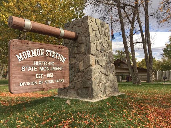 the Mormon Station State Historic Park in Nevada
