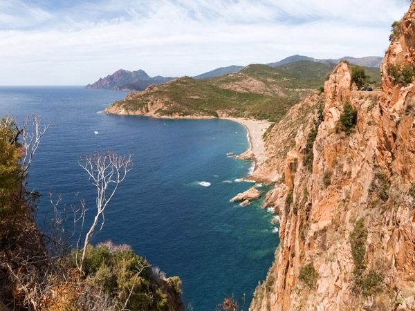 the Calanques of Piana in Corsica