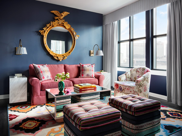 the charming interior of Graduate Nashville