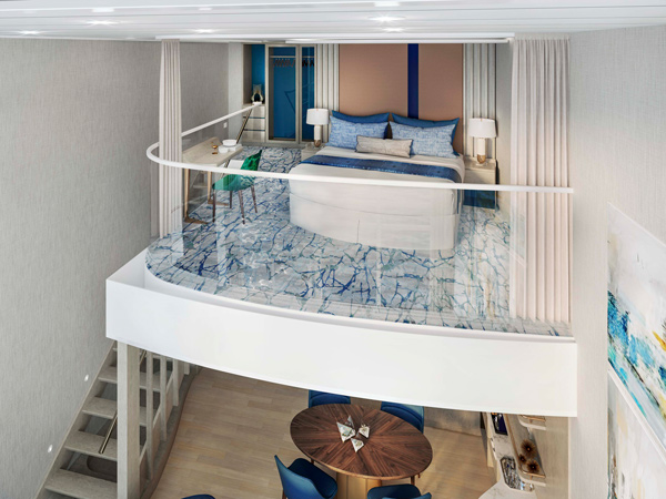 the top bed at the Icon Loft, Icon of the Seas