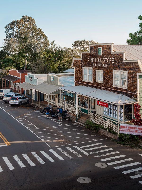 heritage storefronts in Upcountry Maui