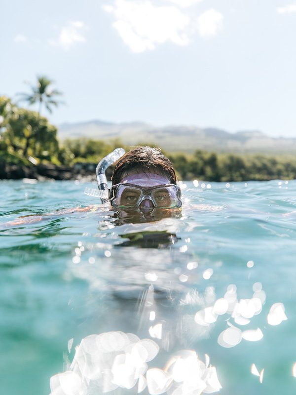 snorkelling in Maui