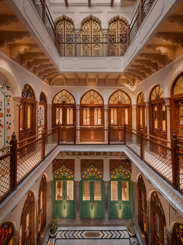 The Golden Haveli courtyard