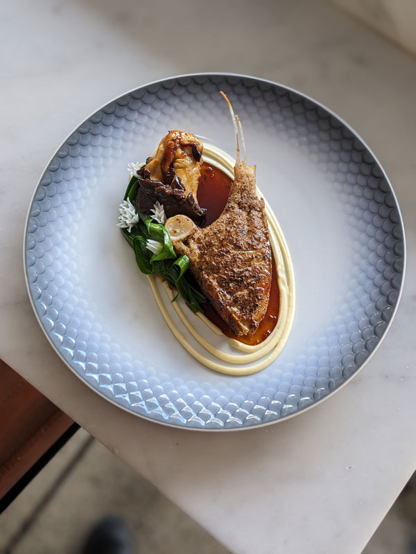 A seafood dish at FYSH in Singapore