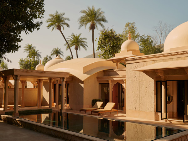 Visit an Aman property via private jet.