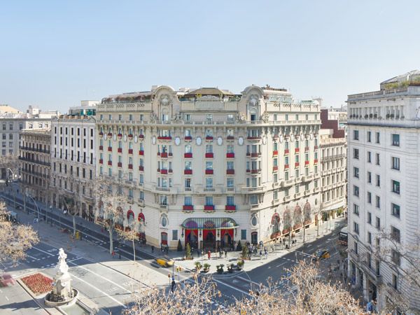 an overhead shot of El Palace, Barcelona