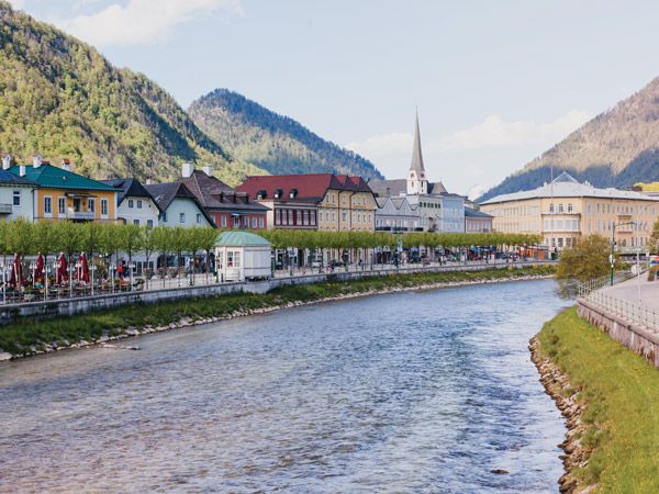 the esplanade in Bad Ischl