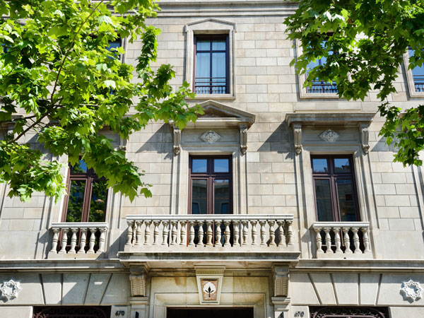 the exterior of Cotton House Hotel, Barcelona