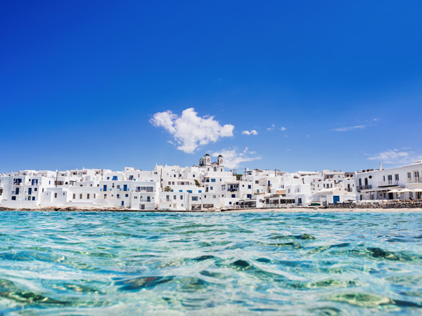 the beautiful Naoussa village, Paros island, Greece