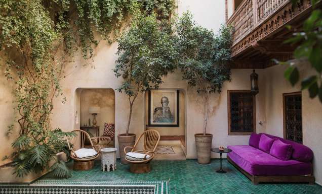 the stylish interior of El Fenn