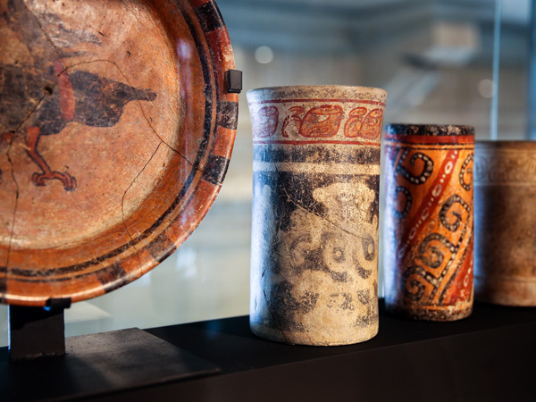 ancient artefacts at Hotel Claris Grand Luxe Barcelona