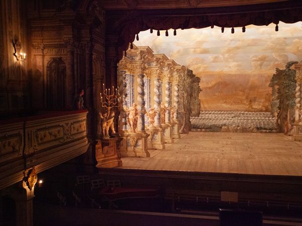 an old Baroque theatre in Český Krumlov