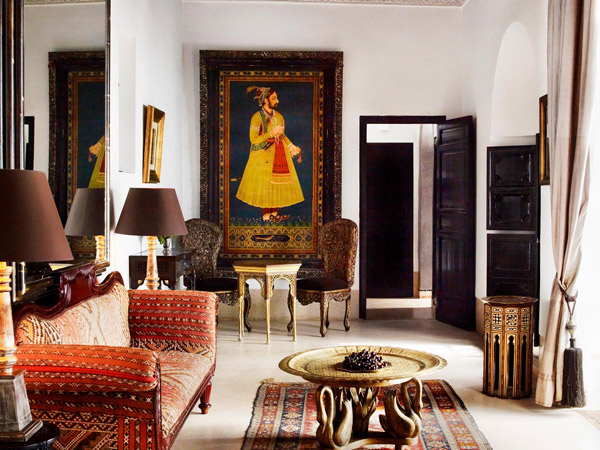 the interior of L Hotel
