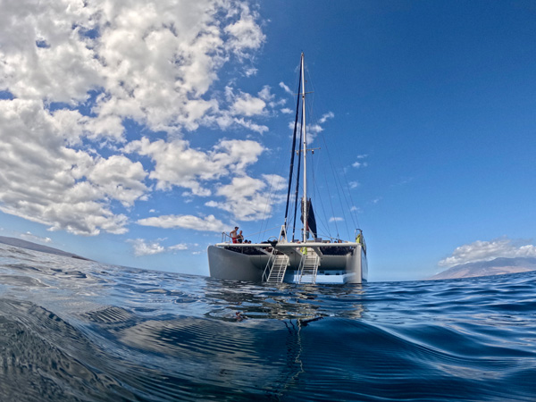 sailing with Trilogy Excursions on a Molokoni Crater Snorkel Tour