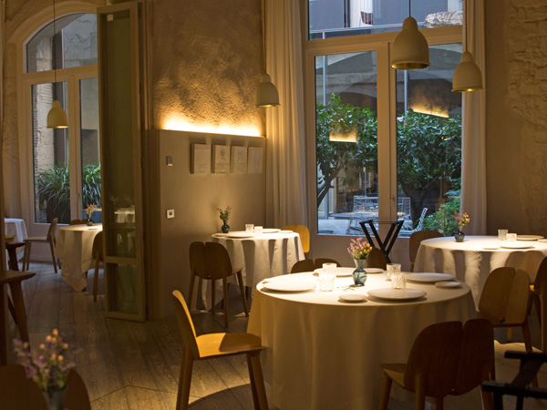 a look inside the Mercer Restaurant, Mercer Hotel Barcelona