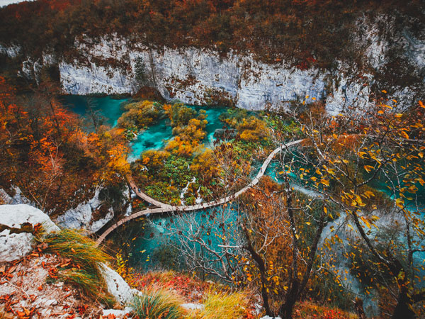 autumn in Plitvice National Park, Croatia