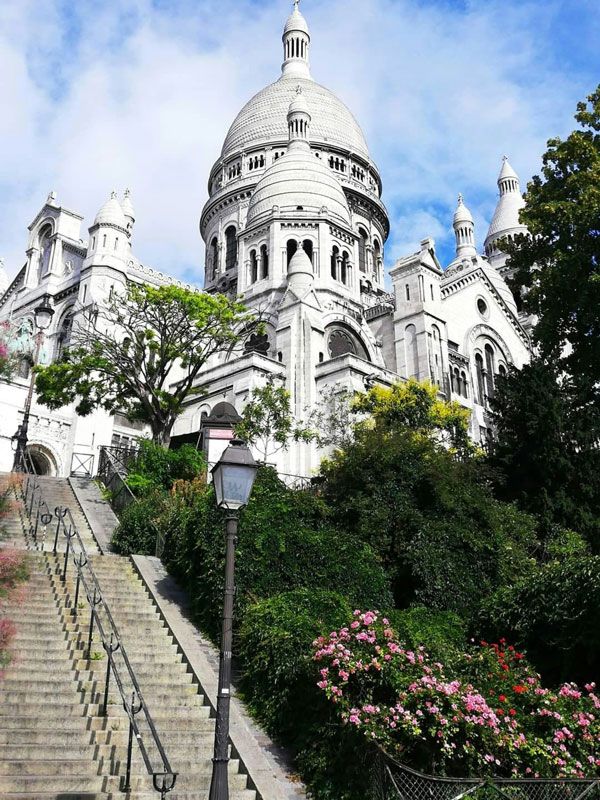 the Sacré Coeur in Montmartre