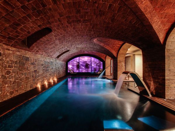the vegan spa and sauna at Hotel 1898, Barcelona