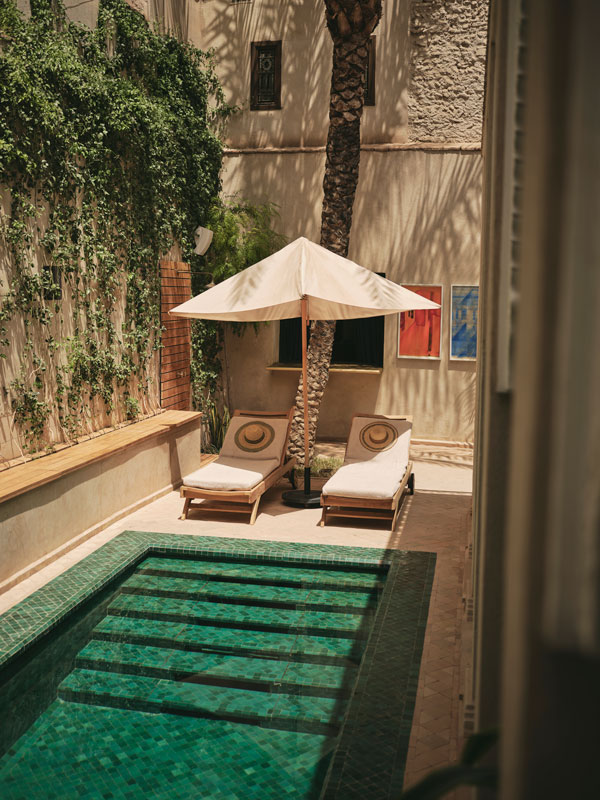 the main pool at Izza