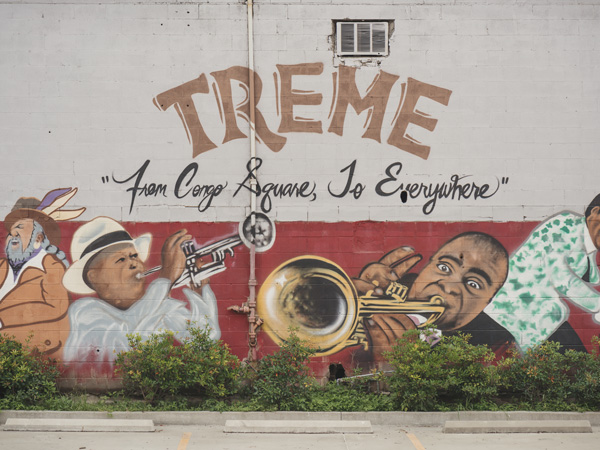 a mural in Treme, New Orleans