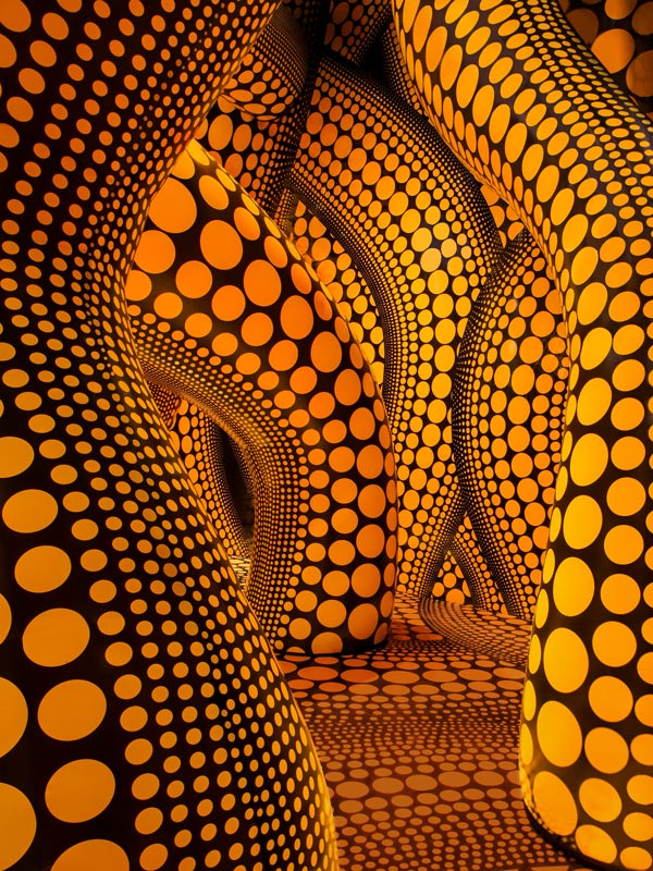 The Hope of the Polka Dots Buried in Infinity Will Eternally Cover the Universe by Yayoi Kusama