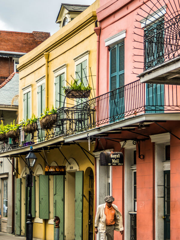 colourful structures in New Orleans