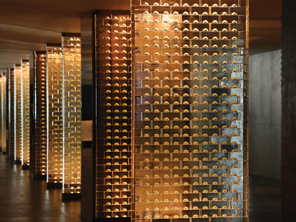 the Golden Illusion installation at Regent Hong Kong