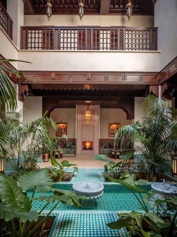 the pool at Riad Kniza