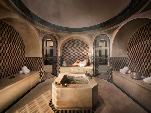 the traditional Moroccan hammam in Marrakech