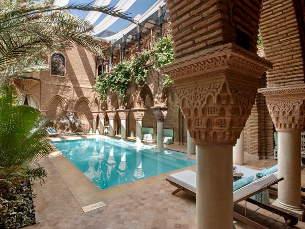 a former palace turned into a riad