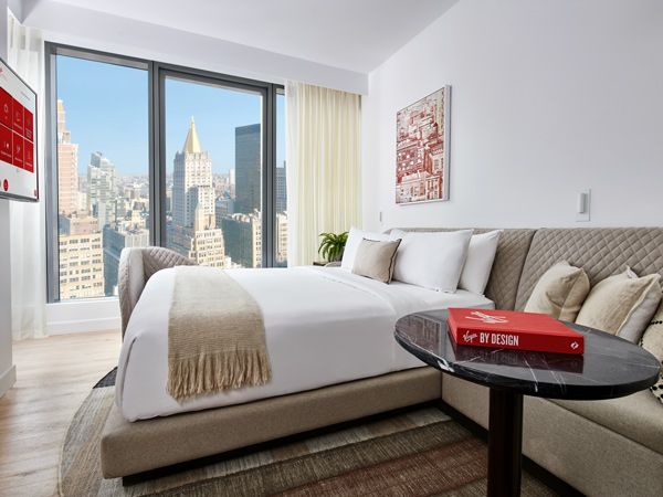 the city view from Chamber King room, Virgin Hotels NYC