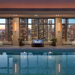 the wellness pool at Mandarin Oriental NYC