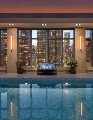 the wellness pool at Mandarin Oriental NYC