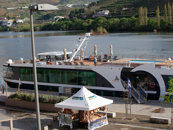 the Avalon Alegria ship on the Douro river, Portugal