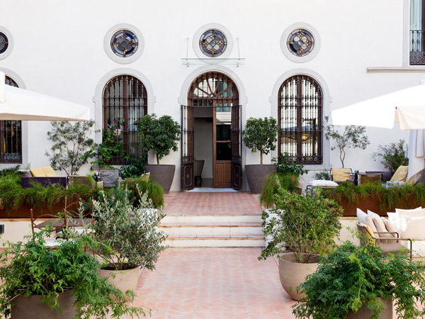 the Puerta Bar at Hotel Palacio de Villapanes, Seville