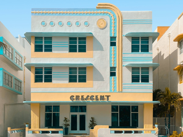 an Art Deco-styled building in Miami