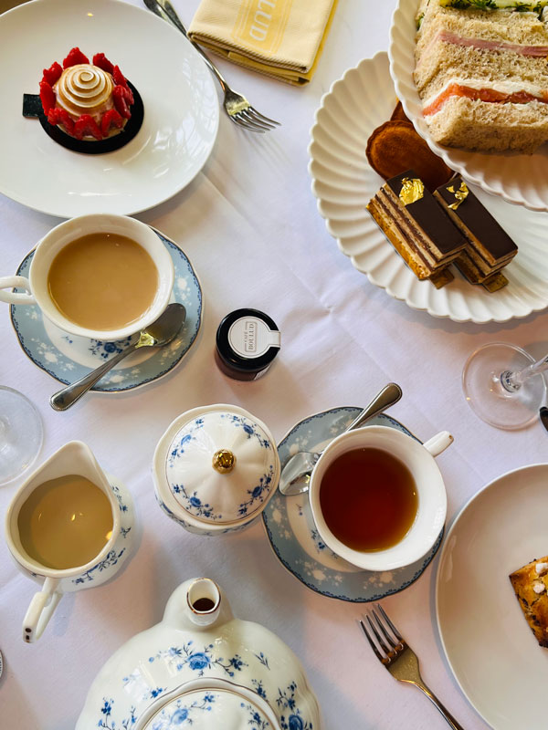 afternoon tea at Cafe Boulud