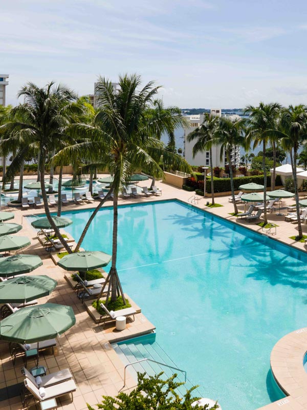 The pool at Four Seasons Miami