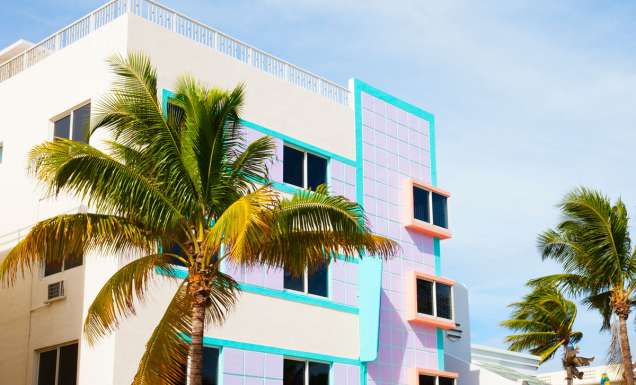 Art Deco building in Miami