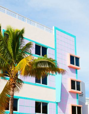 Art Deco building in Miami