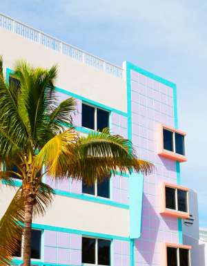 Art Deco building in Miami