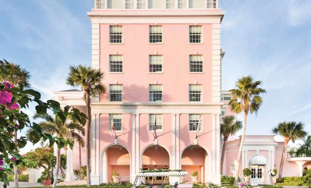 Exterior of The Colony Hotel in Palm Beach