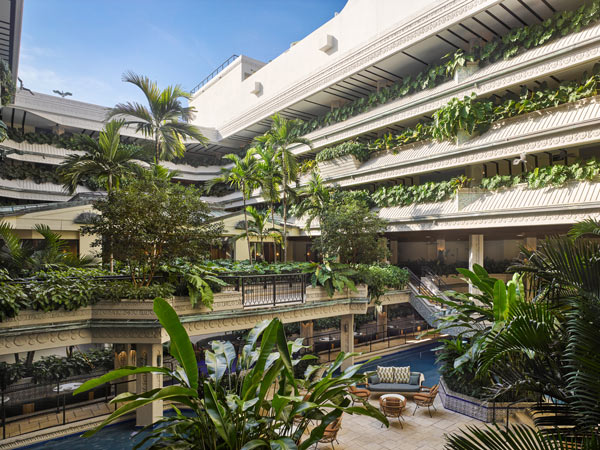 Mayfair House garden interior