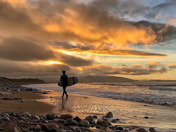 Surfing Strandhill Beach, sligo, things to do in ireland